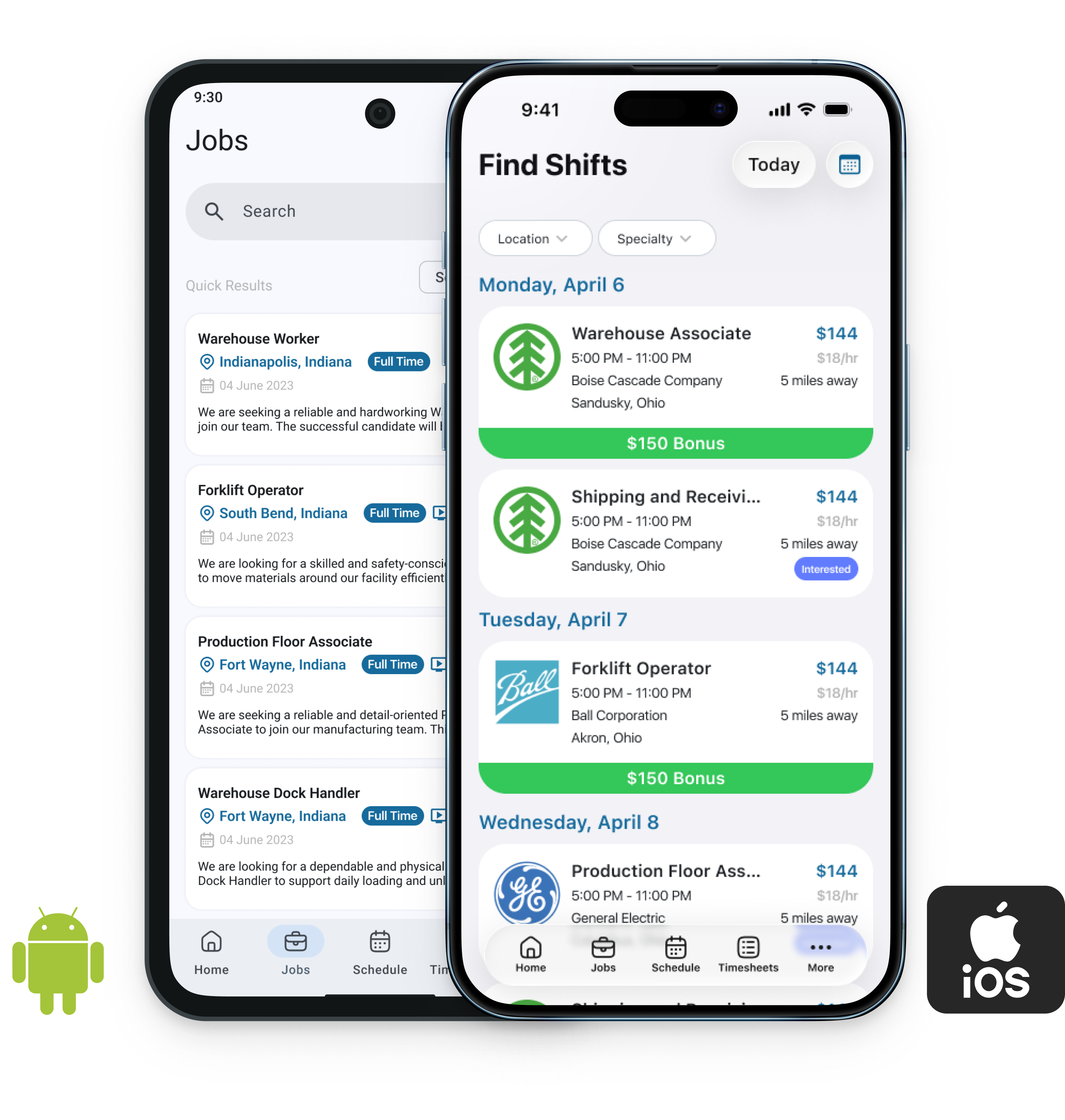 Worker Mobile App screenshot
